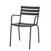 Monsi Monsi Dining Chair, Black, Galvanized iron - Bloomingville 