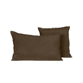 Housse de Coussin VITI en Lin Lavé - HARMONY HAOMY