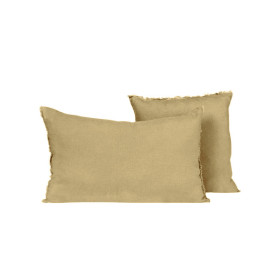 Housse de Coussin VITI en Lin Lavé - HARMONY HAOMY