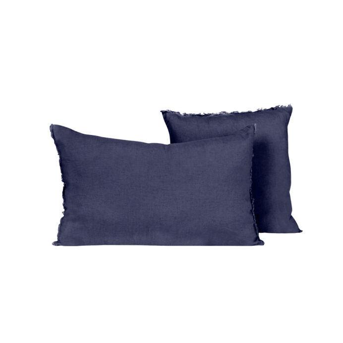 Harmony Textile - Haomy Housse de Coussin VITI en Lin Lavé