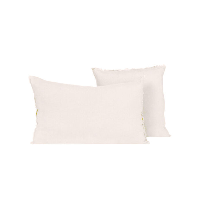 Harmony Textile - Haomy Housse de Coussin VITI en Lin Lavé