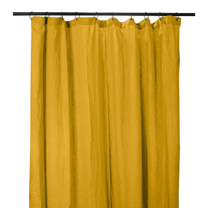 Harmony Textile - Haomy Rideaux DILI en Gaze de Coton 120X280