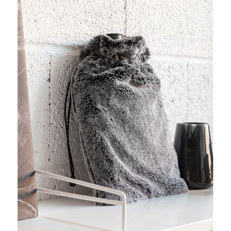 Bouillotte fausse fourrure Kinta - 23x33