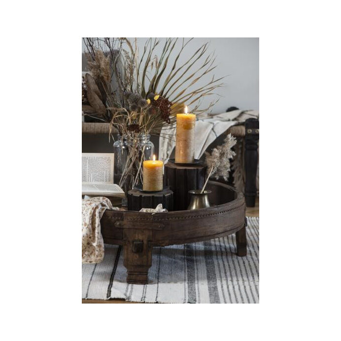 Bougie RUSTIC Moutarde M