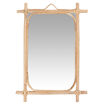 Miroir rectangulaire bambou - 35,5 x 22 cm - IB Laursen