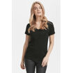Naia T-shirt basique col V - Noir