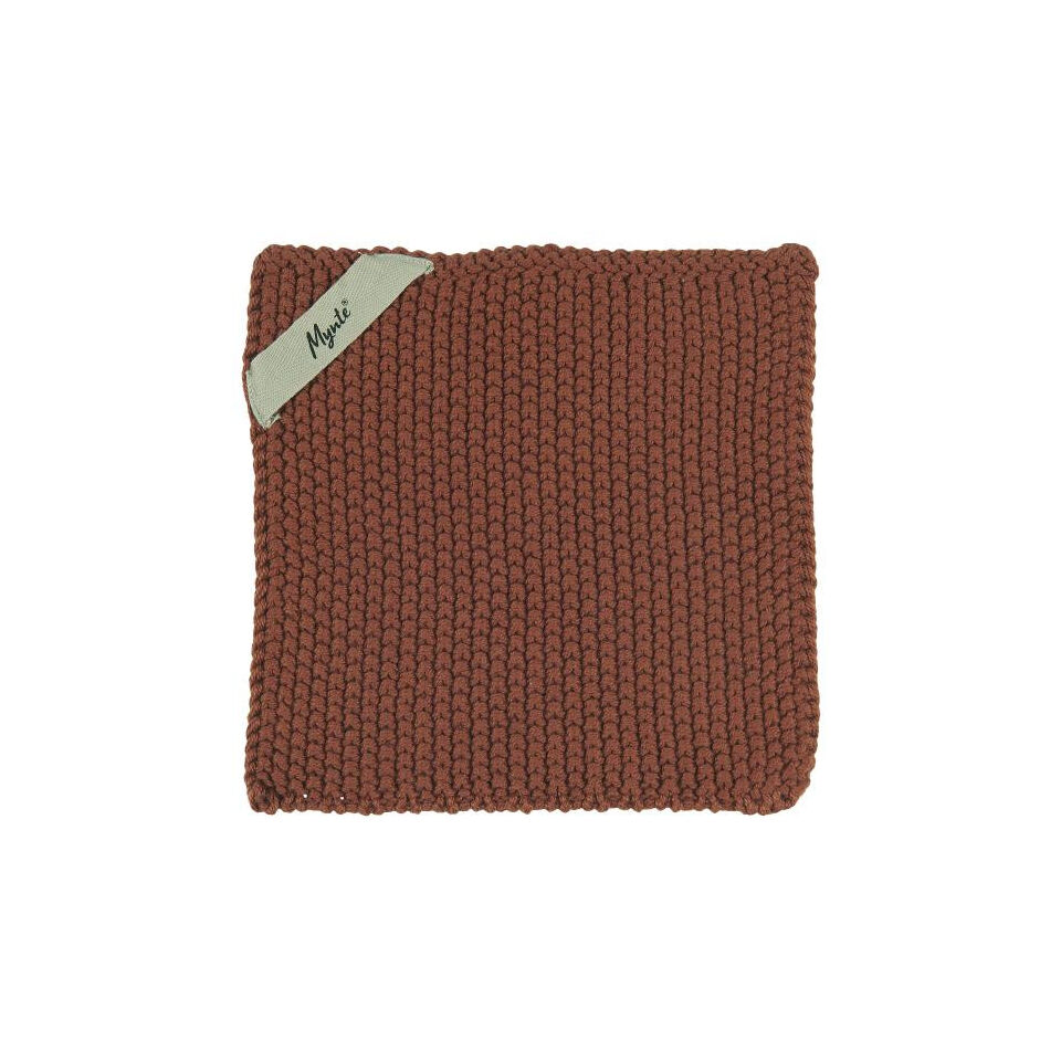 Manique en tricot Mynte rustic Brown - IB LAURSEN