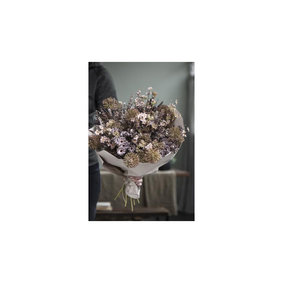 Fleurs tons marron/vert - IB LAURSEN