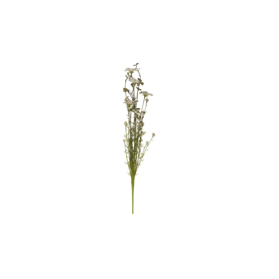 Fleurs tons blanc/vert