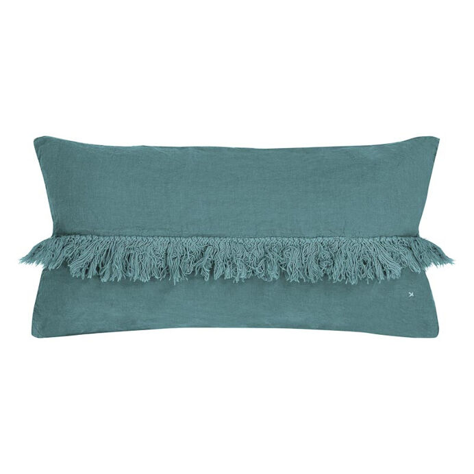 FOX coussin frange lin 30X60 Minéral  Bed and Philosophy à -35%