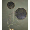Kiko Oiled Decorative Mirror - Antique Brass - Small 0.5 x 24.5cm (dia) - NKUKU