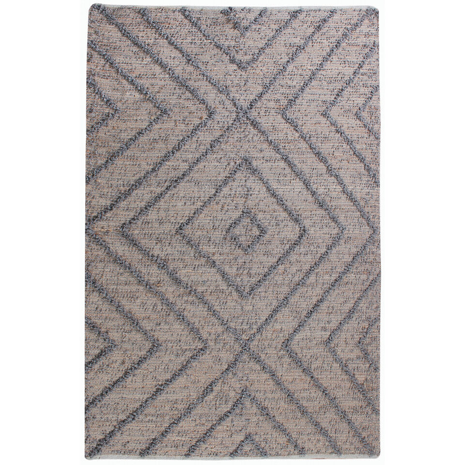 Tapis tissé en jute Worgan