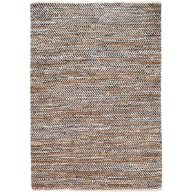 Tapis en Coton et Cuir ATLAS