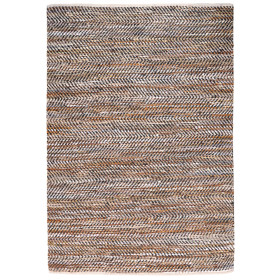 Tapis en Coton et Cuir ATLAS