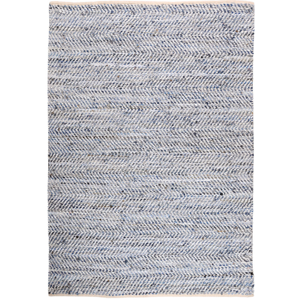 Tapis en Coton et Cuir ATLAS
