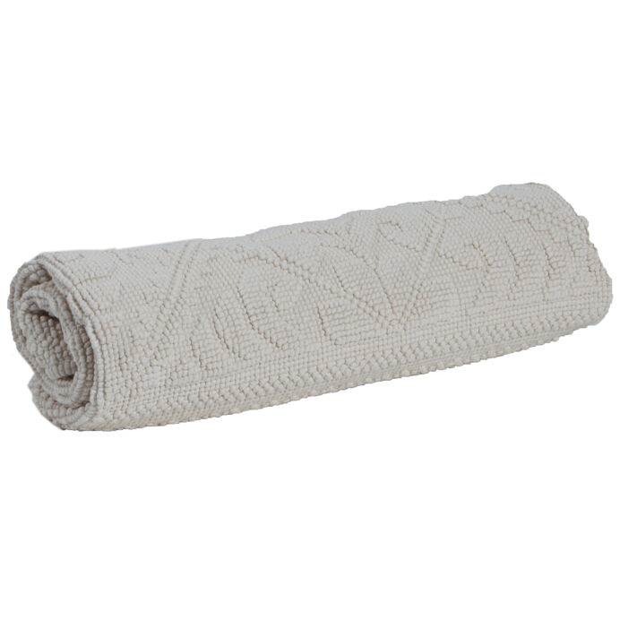 Tapis de Bain en Coton ENZO - Vivaraise | Impression lin
