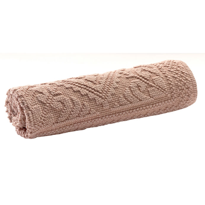 Tapis de Bain en Coton ENZO - Vivaraise | Impression lin