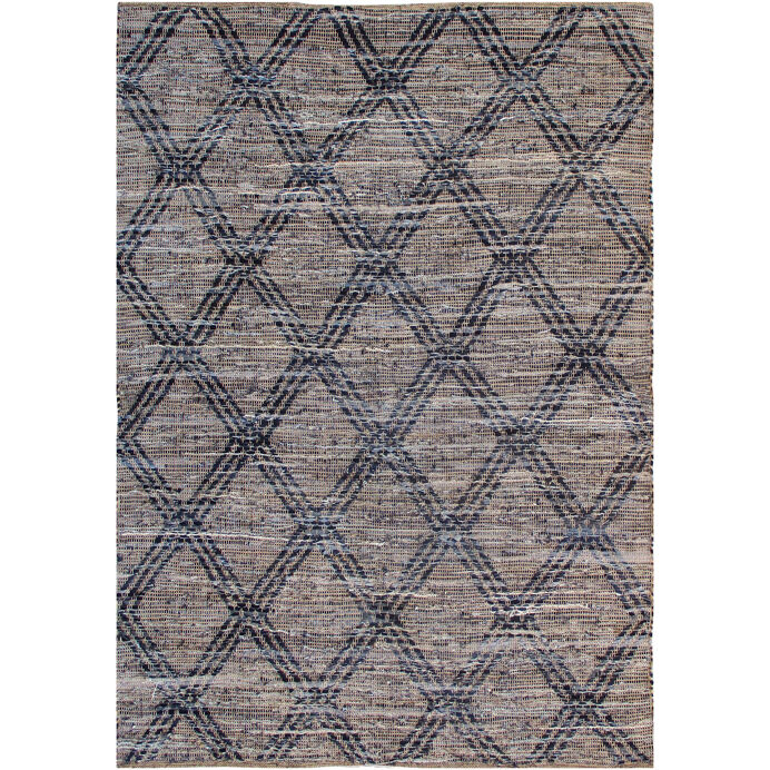 Tapis en Denim et Chanvre AMAYA - The Rug Republic | Impression lin