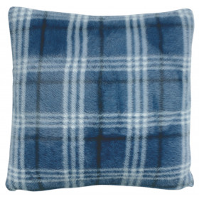 Coussin Luba avec quadrillage en microfibre -  45x45 