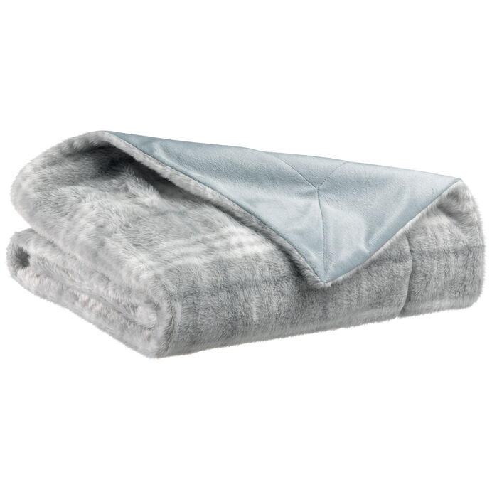 Vivaraise Plaid Luba avec quadrillage en microfibre -140x180