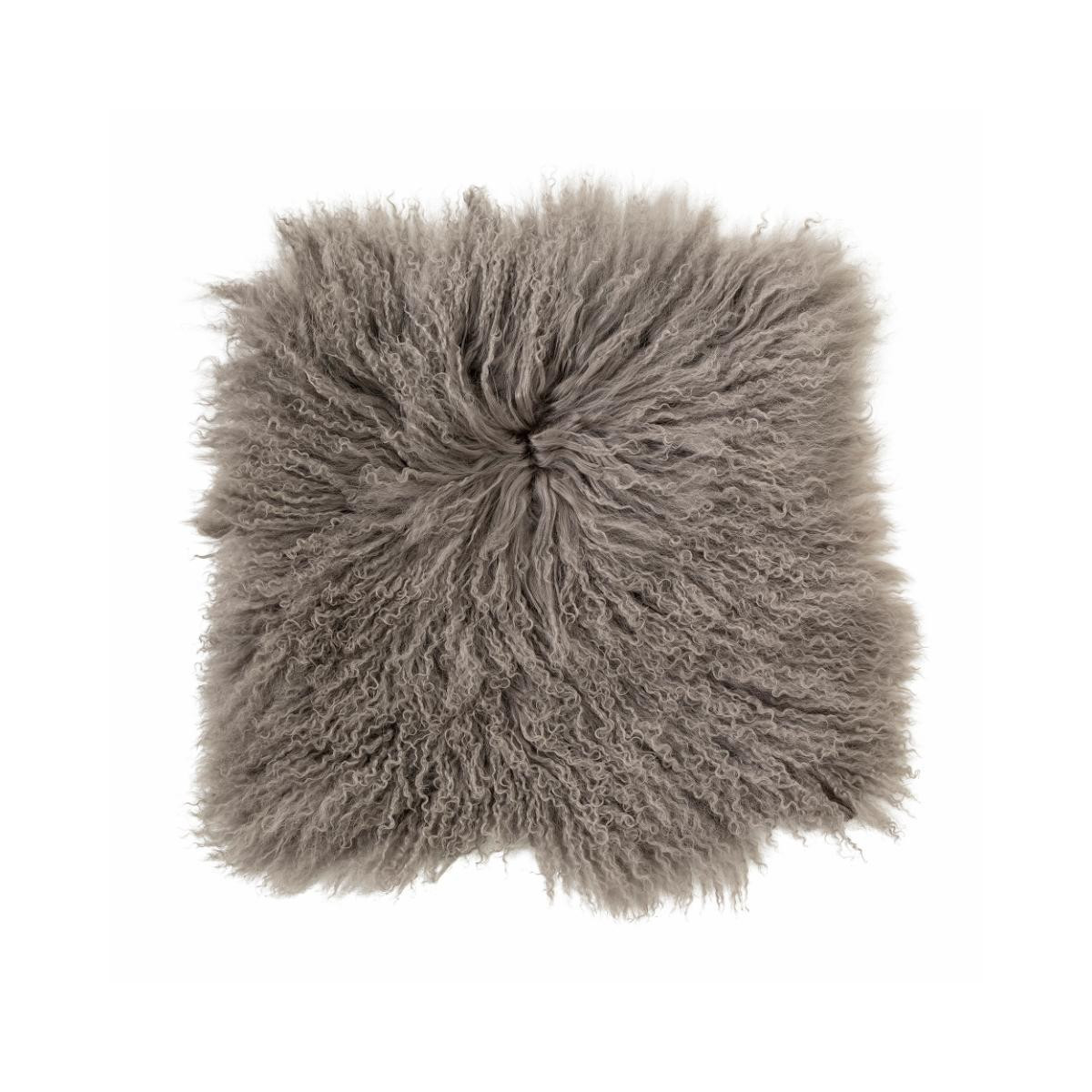 Bloomingville Housse de siège grise en fourrure d'agneau ROBEN