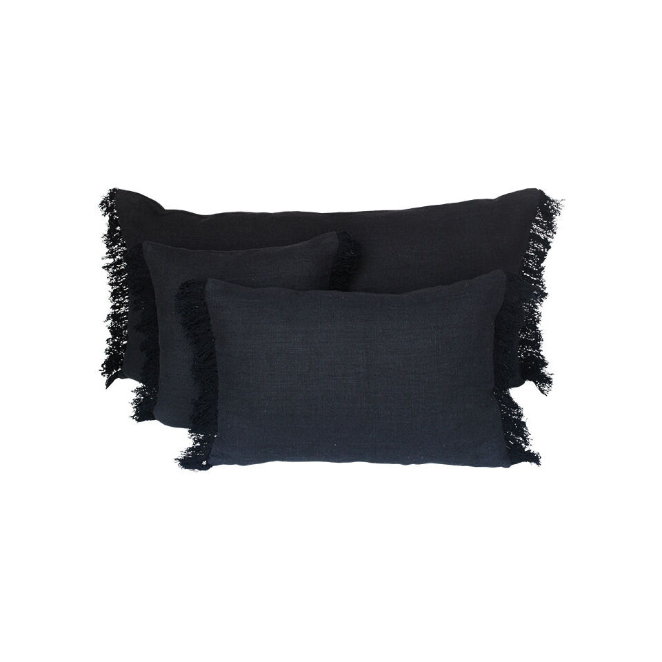 Housse de Coussin WANI en Lin Lavé - HARMONY HAOMY