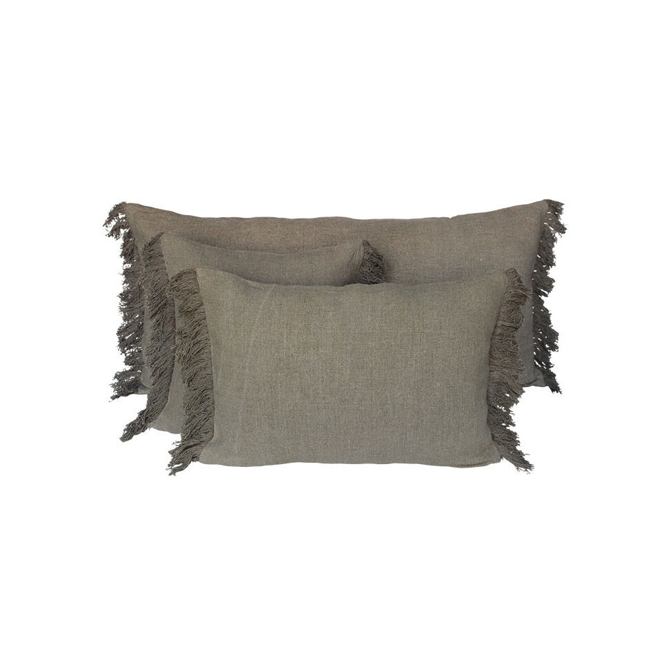 Housse de Coussin WANI en Lin Lavé - HARMONY HAOMY