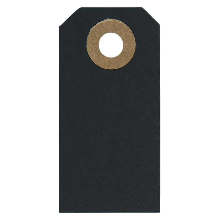 Etiquette Américaine Noir L.6 X 3 cm - Lot de 50 - Ib Laursen