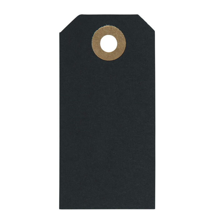 Etiquette Américaine Noir L.8 x 4 cm - Lot de 50 - Ib Laursen