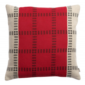 Coussin en lin imprimé Zeff Eden