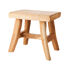 Tabouret bas en Teck Naturel - 33X23X31 - Affari