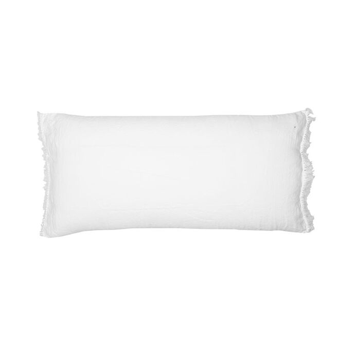 LOVERS X Coussin 55x110 en lin - Blanc - BED AND PHILOSOPHY