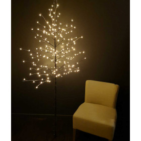 Sapin Lumineux Effet Enneigé ALEX 480 Leds - Taille 210cm Slim - SIRIUS