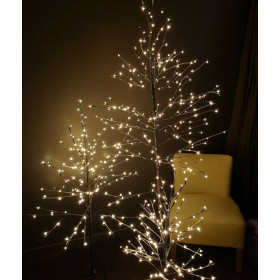 Sapin lumineux à suspendre forme échelle 28 LED 63 cm - Vegaooparty