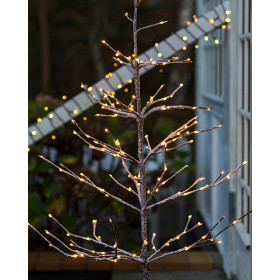 Sapin Lumineux Effet Enneigé ALEX 480 Leds - Taille 210cm Slim - SIRIUS