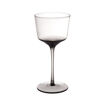 Verre à vin Rouge sur Pied Fumé JOHN'S - Diam 9,5XH 19,5cm