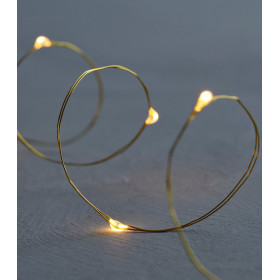 GUIRLANDE GRAIN DE RIZ 20 LEDS avec TIMER