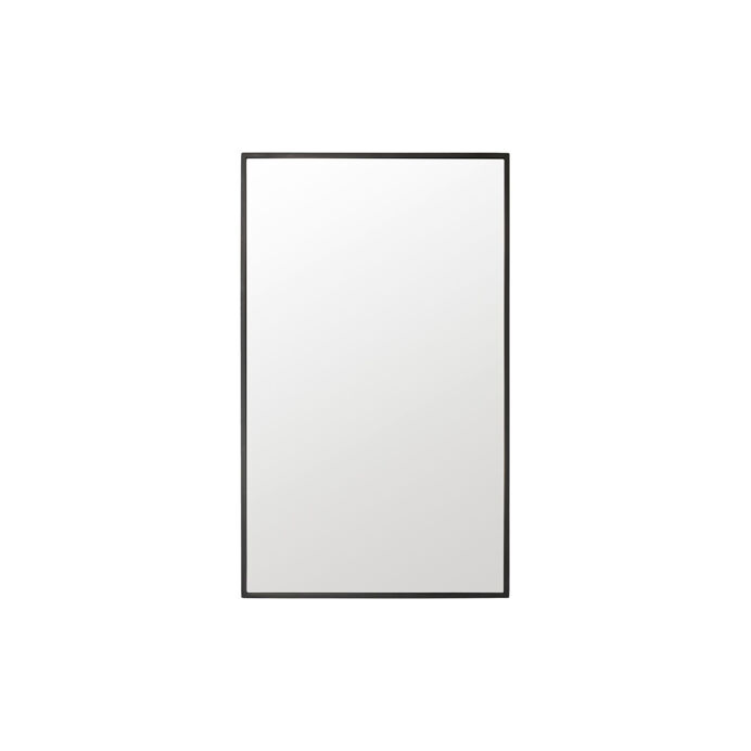Miroir XL avec cadre métallique noir - HOUSE DOCTOR