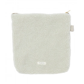 NOVA Moumoute pochette maquillage 30X30 Stone - BED AND PHILOSOPHY