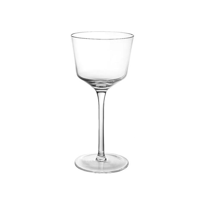 Verre à vin Rouge sur Pied Transparent  JOHN'S - Diam 9,5 x H 19,5 cm- POMAX