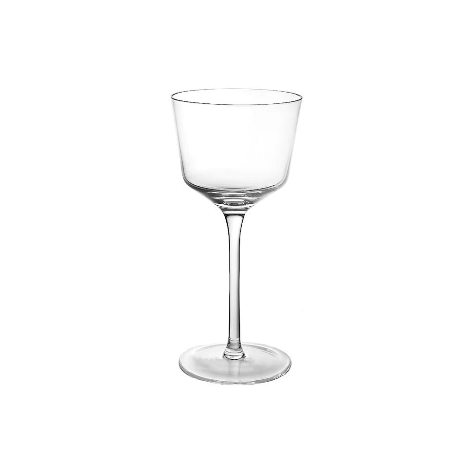 Verre à vin Rouge sur Pied Transparent  JOHN'S - Diam 9,5 x H 19,5 cm- POMAX