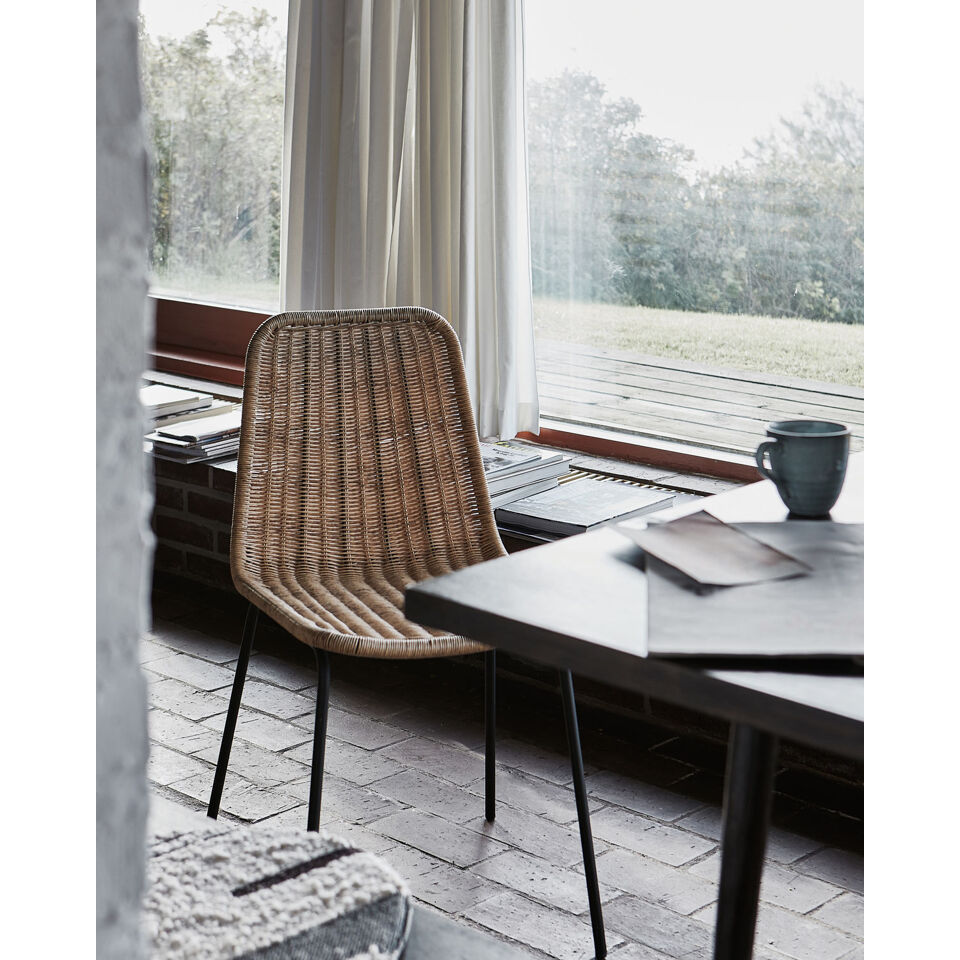 Chaise HAPUR effet osier tressé - HOUSE DOCTOR