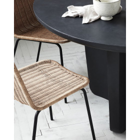 Chaise HAPUR effet osier tressé - HOUSE DOCTOR