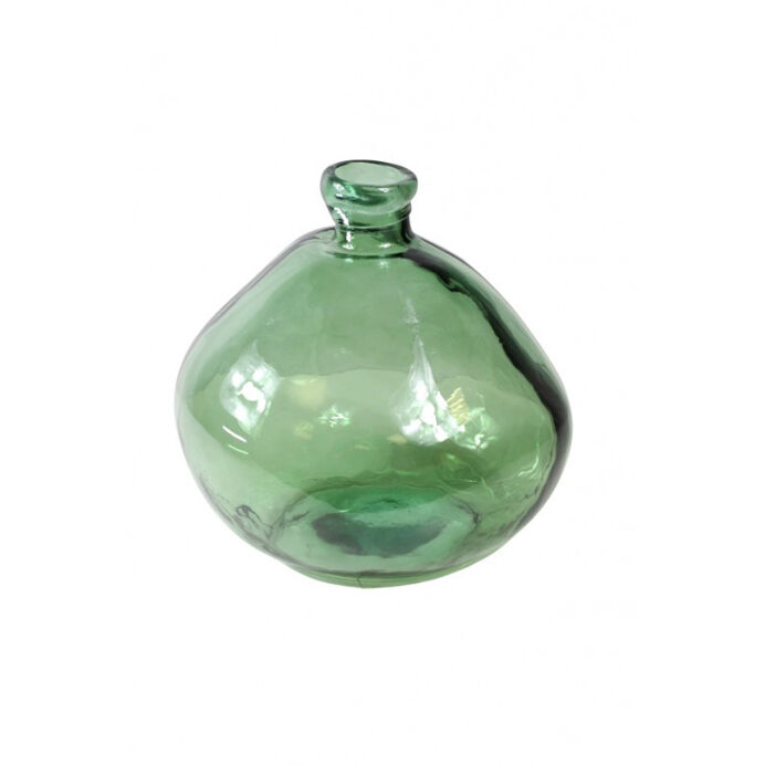 Dame Jeanne MURANO transparent coloris vert - 33X33  