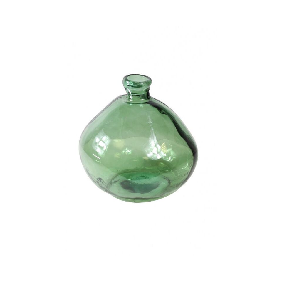 Dame Jeanne vase MURANO transparent coloris vert - 33X33 - Red Cartel