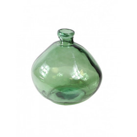 Dame Jeanne vase MURANO transparent coloris vert - 33X33 - Red Cartel