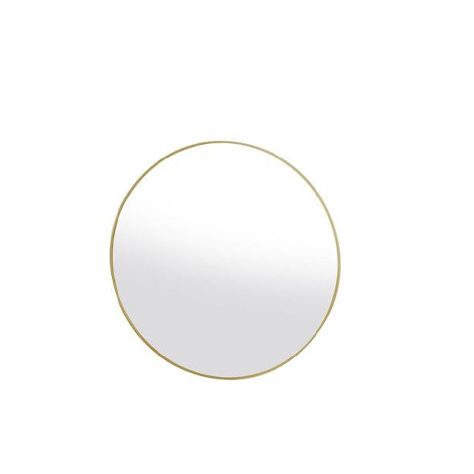 Miroir rond cerclé de métal doré  LOOP Diam 70cm - Red Cartel